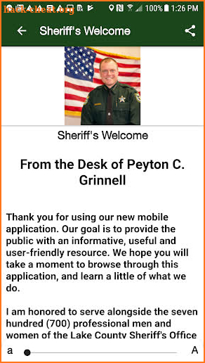 Lake County (FL) Sheriff's Office screenshot