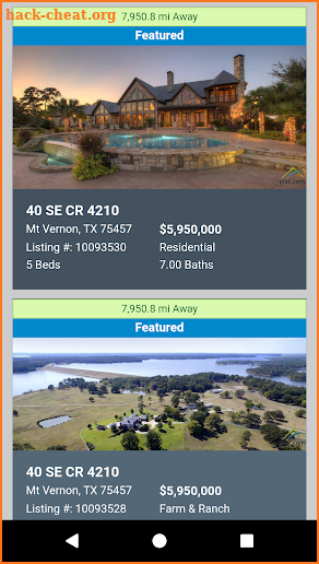 Lake Cypress Springs Real Estate screenshot