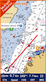 Lake Guntersville GPS Fishing Chart screenshot
