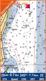 Lake Guntersville GPS Fishing Chart screenshot