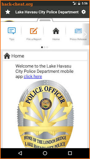 Lake Havasu City PD screenshot