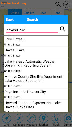 Lake Havasu Offline GPS Nautical Charts screenshot