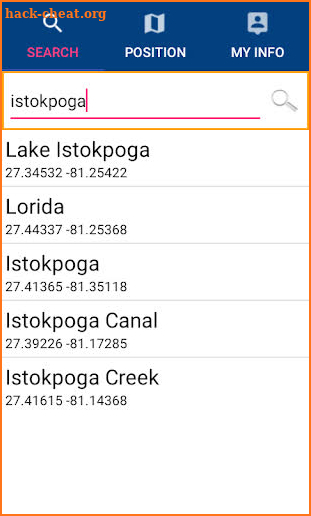 Lake Istokpoga Florida Charts screenshot
