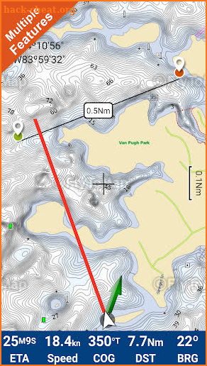 Lake Lanier GPS Offline Charts screenshot