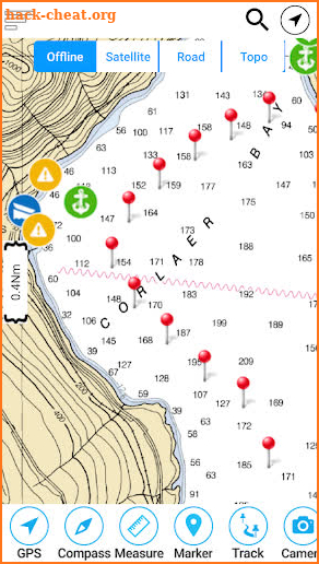 Lake Livingston Offline GPS Fishing Charts screenshot