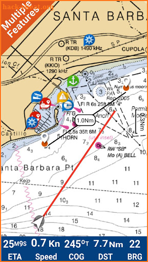 Lake Mead Map GPS Offline Fishing Charts Navigator screenshot