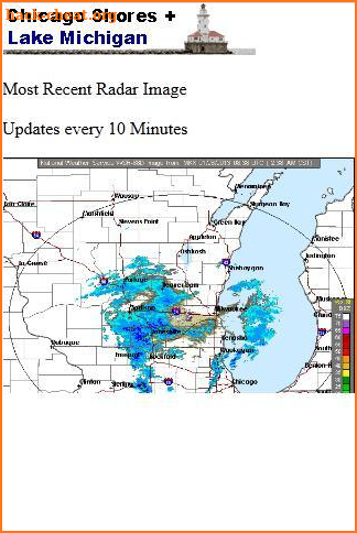 Lake Michigan Marine Forecast - Chicago/Hammond screenshot