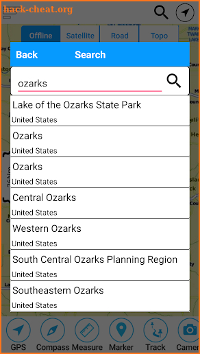Lake of the Ozarks Offline GPS Nautical Charts screenshot