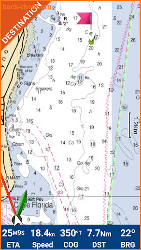 Lake Ohae GPS Fishing Chart screenshot