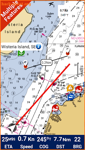 Lake Powell GPS Fishing Charts screenshot
