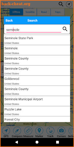 Lake Seminole Offline GPS Charts screenshot