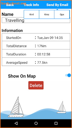 Lake Sidney Lanier GPS Charts screenshot