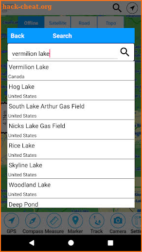 Lake Vermilion Offline GPS Charts screenshot