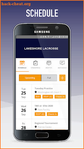 Lakeshore Lacrosse screenshot