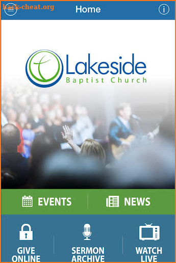 Lakeside Baptist Church Canton screenshot