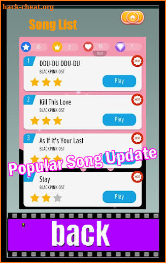 Lalisa Blackpink Piano Game screenshot