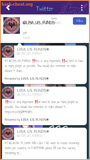 Lalisa USA Fanbase screenshot