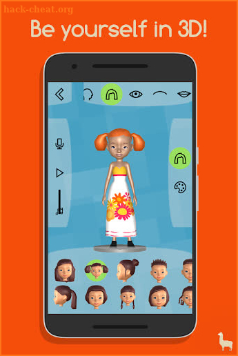 LamaChat - Personal emoji, chat, effects and pics screenshot