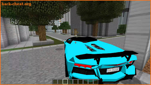 Lambo Gallardo for Minecraft cars MOD screenshot