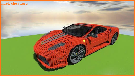 Lambo Gallardo for Minecraft cars MOD screenshot
