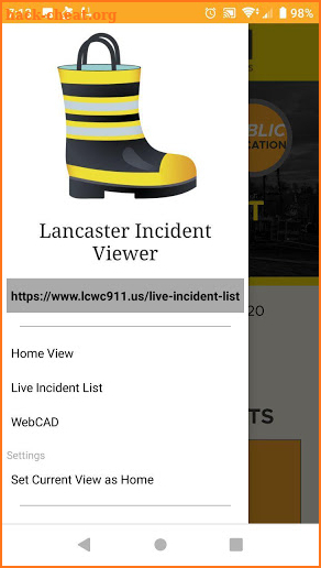 Lancaster Incident Viewer screenshot