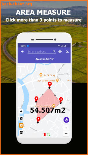 Land Area Measurement - Distance Measure & Compass screenshot