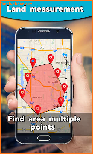 Land Area Measurement - GPS Area Calculator App screenshot