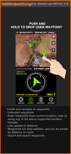 Land Navigation: Waypoint screenshot