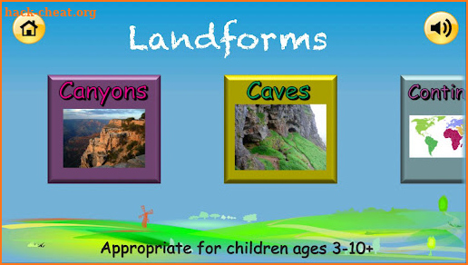 Landforms screenshot