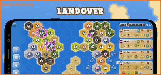 Landover - A Hex-Board Strategy Game screenshot
