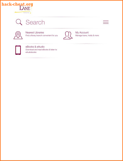 Lane Libraries Mobile App screenshot