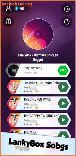 Lanky-Box Tiles Hop Music Game screenshot