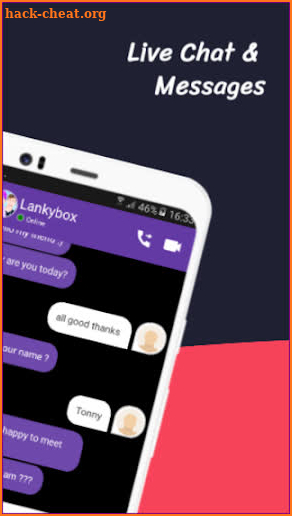 Lankybox Call 📱 Lankybox Video Call and Fake Chat screenshot