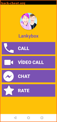 Lankybox Fake Video Call - Lankybox Call & Chat screenshot