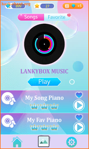 Lankybox Piano Game Tiles screenshot