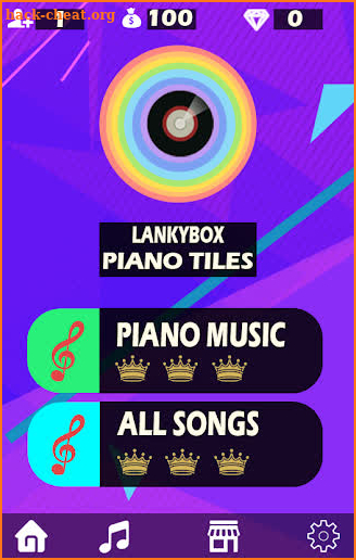Lankybox Piano Tiles screenshot