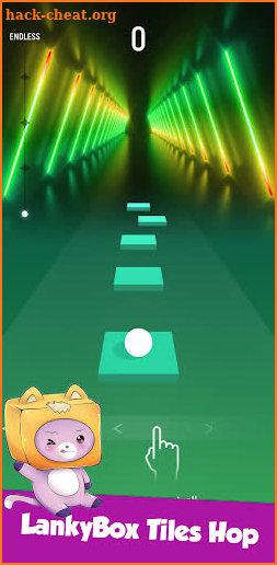 Lankybox Tiles Hop Game screenshot
