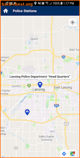 Lansing Police Department (Michigan) screenshot