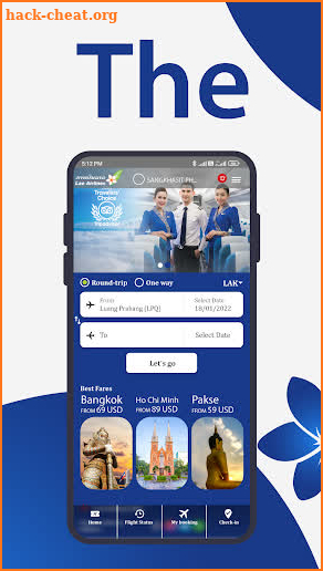 Lao Airlines screenshot