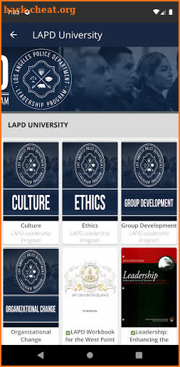 LAPD University screenshot