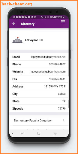 LaPoynor ISD screenshot
