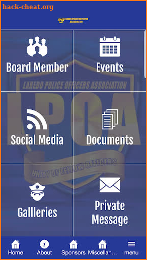 Laredo Police Officers Association screenshot