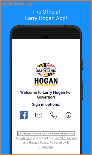 Larry Hogan For Governor screenshot