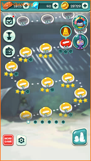 Larva Bubble Pop screenshot