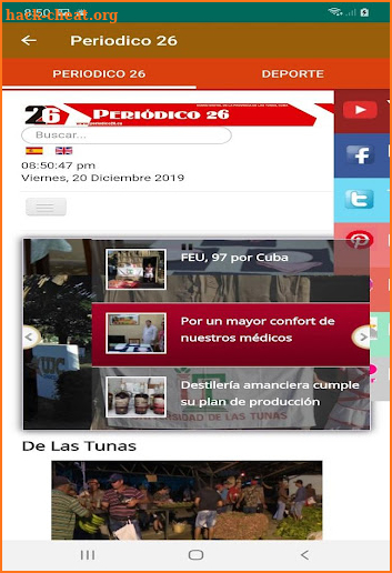 Las Tunas Emisoras de Radios y Periodico screenshot