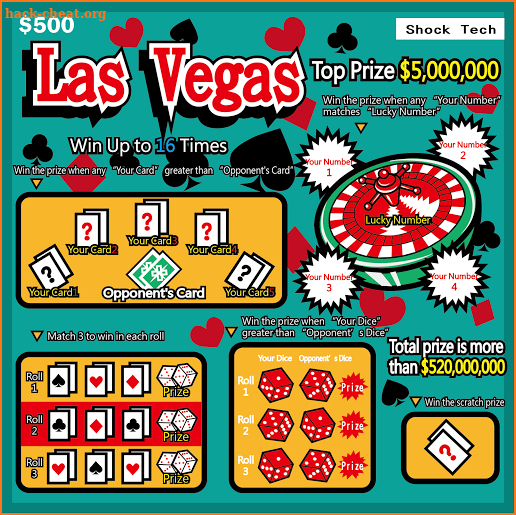 Las Vegas Scratch Ticket screenshot