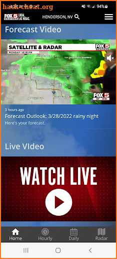 Las Vegas Weather Radar-FOX5 screenshot