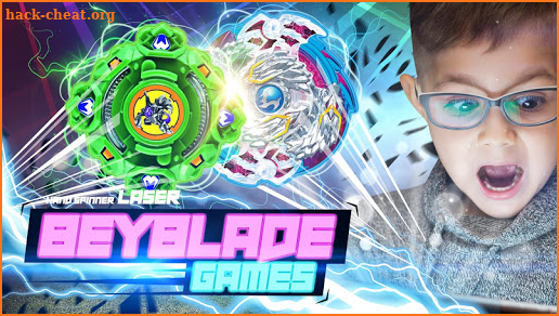 Laser beyblade games fidget spinner toys screenshot