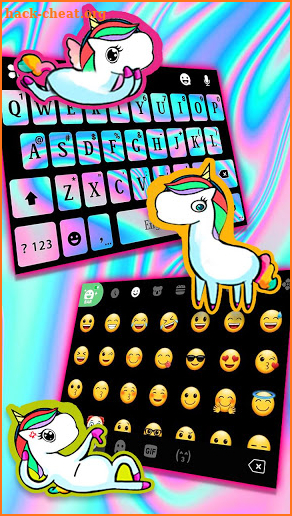 Laser Black Bright Keyboard Theme screenshot