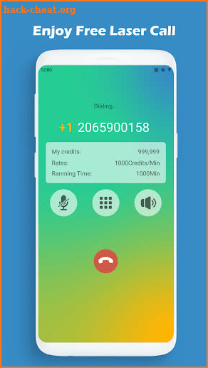Laser Call - International WiFi Phone Call screenshot